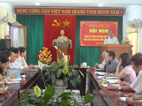 Hội nghị Tổng kết công tác Đảng bộ năm 2014 và phương hướng nhiệm vụ năm 2015